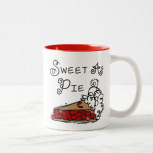 Caneca De Café Em Dois Tons Doce como Pie