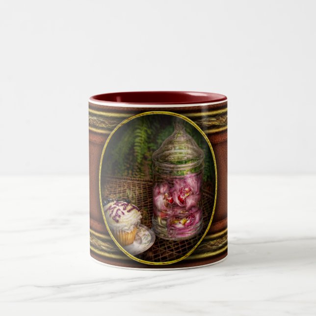 Caneca De Café Em Dois Tons Doce - Cupcake - Coma-Me (Centro)