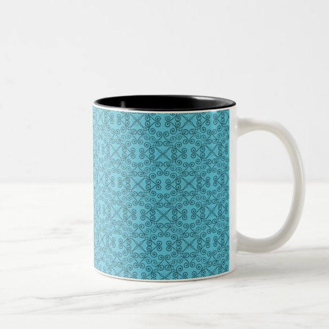 Caneca De Café Em Dois Tons Doce e Daît Mug, Turquoise (Direita)
