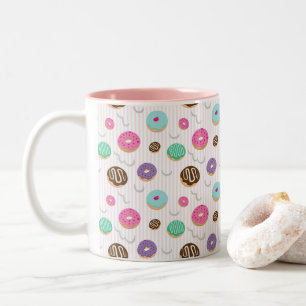 Caneca De Café Em Dois Tons Doce Rosquinha - Mug