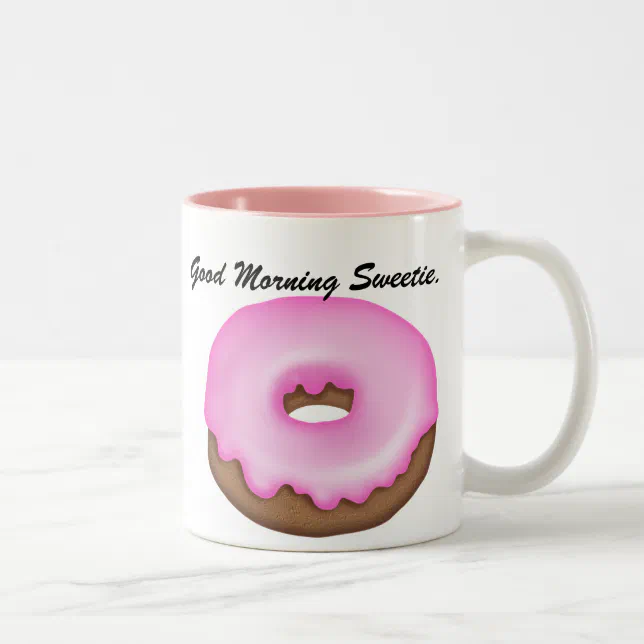 Caneca estilo donut/Cup Cake #caneca #xicara #doce #rosa #dourado