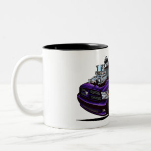 Caneca De Café Em Dois Tons Dodge Ram Plum Caminhão louco