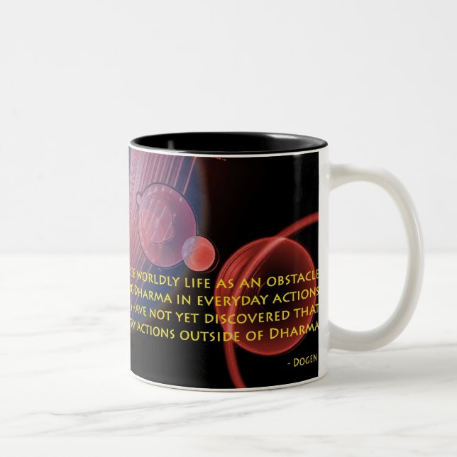 Caneca De Café Em Dois Tons dogen preto (Direita)