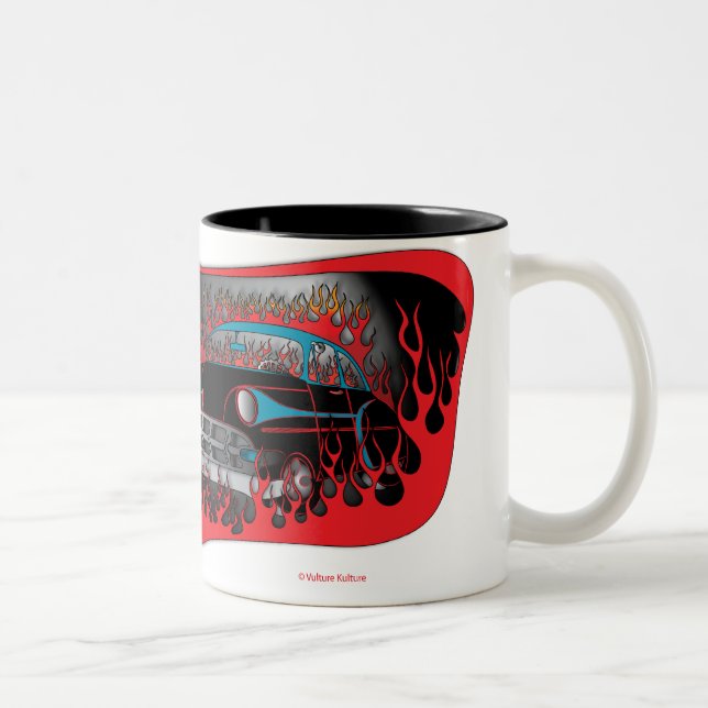 Caneca De Café Em Dois Tons Dois caneca de Chevy do tom 54 (Direita)