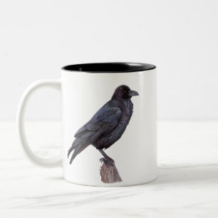Caneca De Café Em Dois Tons Dois Ravens - Coffee Mug