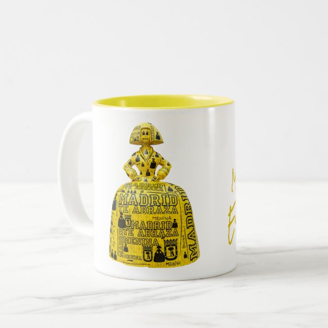 Caneca De Café Em Dois Tons Dois Tone Mug España (Frente Esquerda)