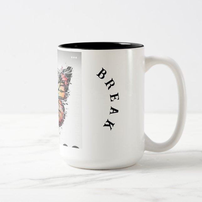 CANECA DE CAFÉ EM DOIS TONS DOIS TONE MUG.O (Direita)