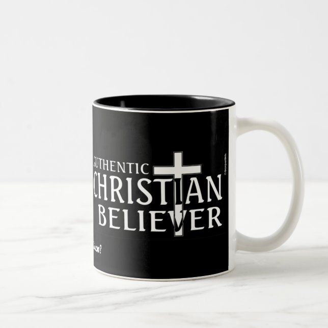 Caneca De Café Em Dois Tons Dois Tons gotGod316.com Mug (Direita)