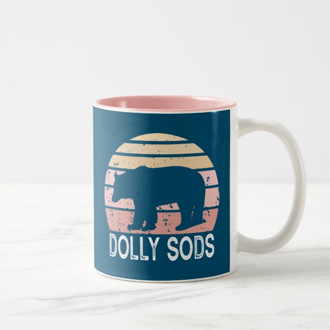Caneca De Café Em Dois Tons Dolly Sods Wilderness - Urso Retroativo (Direita)