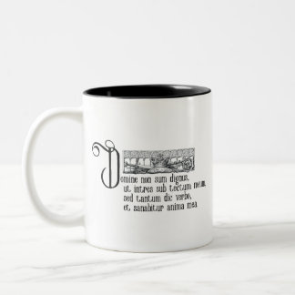 Caneca De Café Em Dois Tons Domine non sum dignus