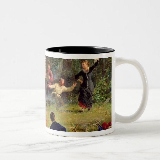 Caneca De Café Em Dois Tons Domingo, 1884 (Direita)