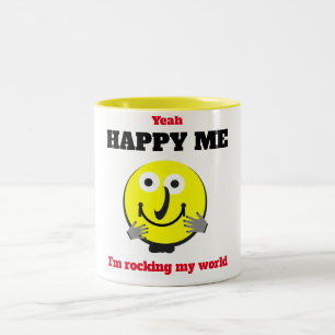 Caneca De Café Em Dois Tons Domingo J Happy Me Mug