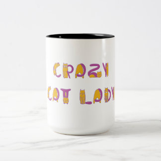Caneca De Café Em Dois Tons Dona Gata Louca