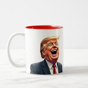 Caneca De Café Em Dois Tons Donald Trump