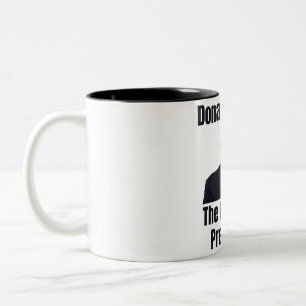 Caneca De Café Em Dois Tons Donald Trump O Presidente Popular Coffee Mug