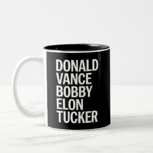 Caneca De Café Em Dois Tons Donald Vance Bobby Elon & Tucker