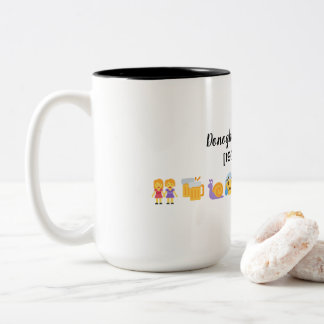 Caneca De Café Em Dois Tons Donoghue v Stevenson in emoji