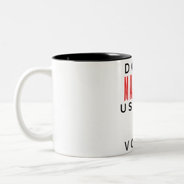 Caneca De Café Em Dois Tons Don't Make Me Use My HR Voice 2 (Esquerda)