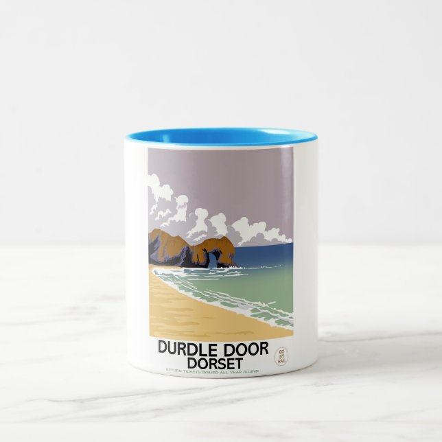 Caneca De Café Em Dois Tons Dorset da porta (Centro)