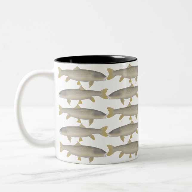 Caneca De Café Em Dois Tons Dourado Mahseer (Esquerda)