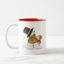 Dourado Snowman Mug