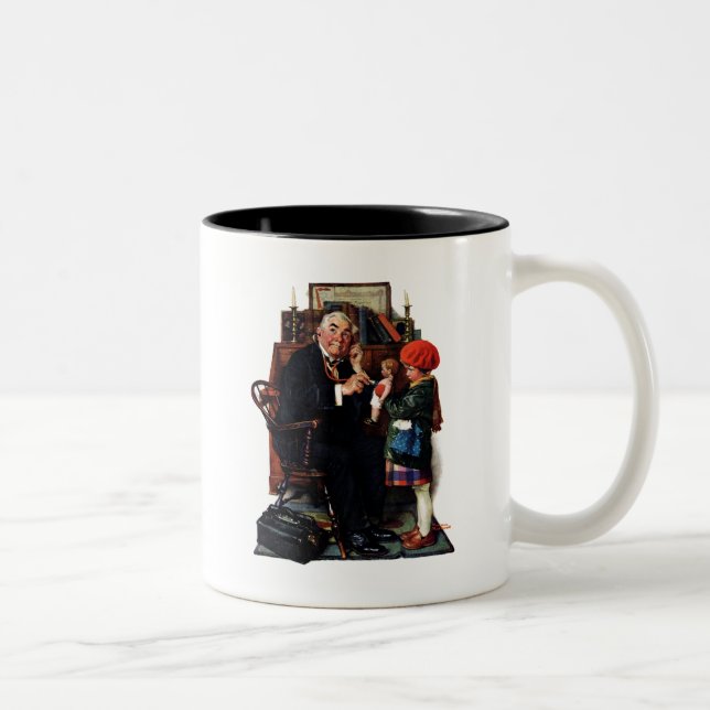 Caneca De Café Em Dois Tons Doutor e a Doll (Direita)
