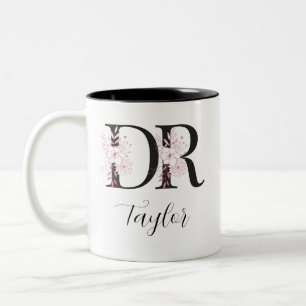 Caneca De Café Em Dois Tons Doutora Personalizou Presentes Para Sua Dra. Gradu
