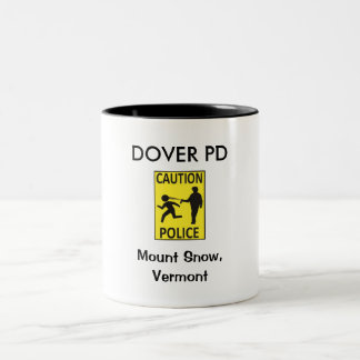 Caneca De Café Em Dois Tons Dover PD de precaução: Mug De Café