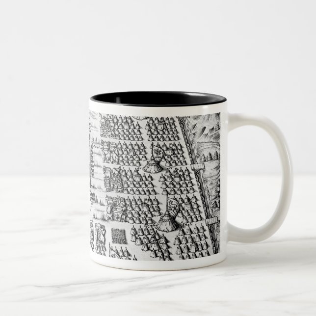 Caneca De Café Em Dois Tons Doze tribos de Israel (Direita)
