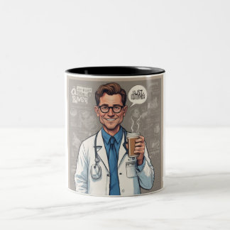 Caneca De Café Em Dois Tons Dr. Coffee: A Receita de uma Brew Perfeita