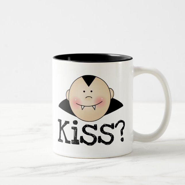 Caneca De Café Em Dois Tons Dracula Kiss (Direita)