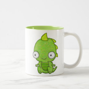 Caneca De Café Em Dois Tons Dragão-Bebê