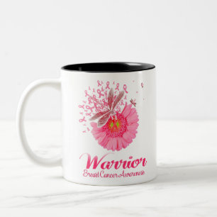 Caneca De Café Em Dois Tons Dragão-de-Fita Cor-de-Fita Rosa Guerreiro de Gira