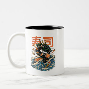 CANECA DE CAFÉ EM DOIS TONS DRAGÃO DO MAR DE SUSHI