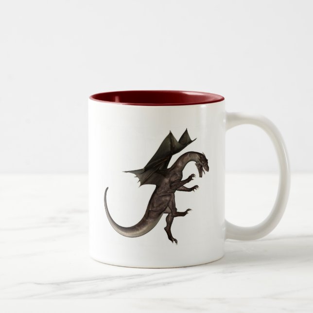 Caneca De Café Em Dois Tons Dragon Coffee Mug (Direita)