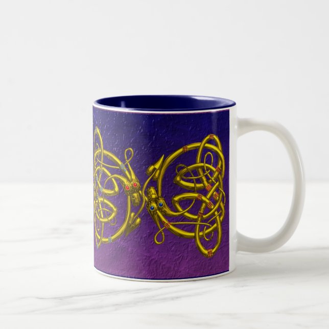 CANECA DE CAFÉ EM DOIS TONS DRAGON LOVE (Direita)