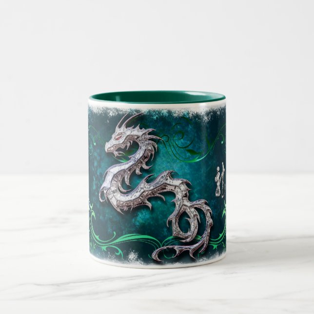 Caneca De Café Em Dois Tons Dragon Mug (Centro)