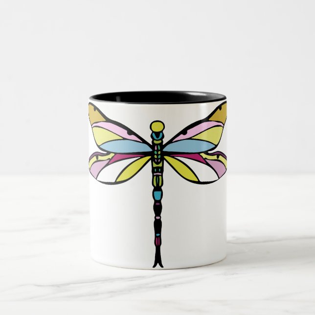 Caneca De Café Em Dois Tons Dragonfly (Centro)