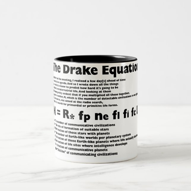 Caneca De Café Em Dois Tons Drake_Equation (Centro)