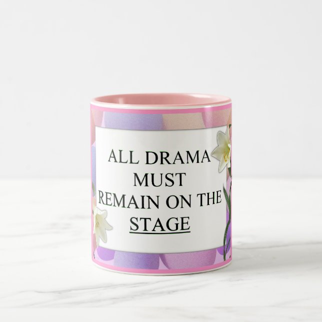 Caneca De Café Em Dois Tons Drama_ Mug (Centro)