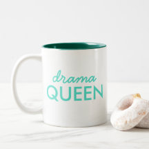 Drama Queen | Moderna Trendy Aqua Green Cote