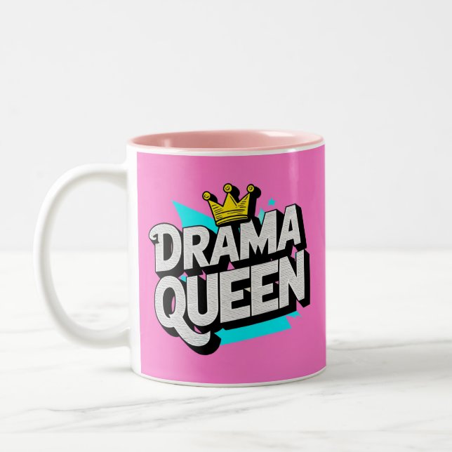 Caneca De Café Em Dois Tons Drama Queen Mug (Esquerda)