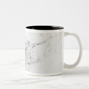 Caneca De Café Em Dois Tons Dray de cervejeiro na rua de Francis, 1833