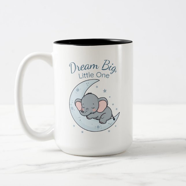 Caneca De Café Em Dois Tons Dream Big, Little One (Esquerda)