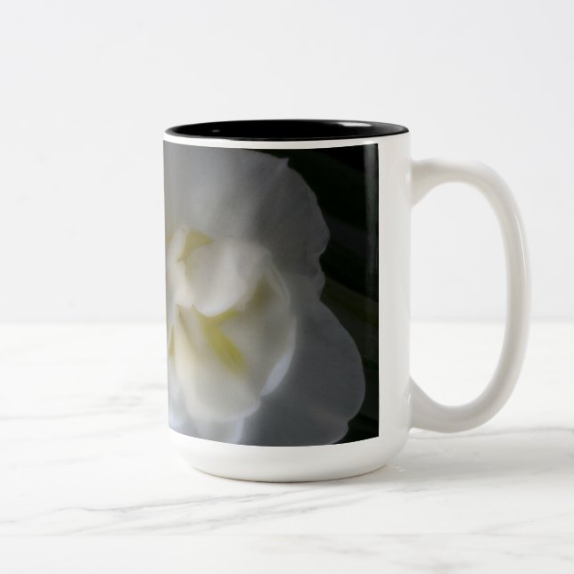 Caneca De Café Em Dois Tons Dreamy Narcissus Daffodils (Direita)