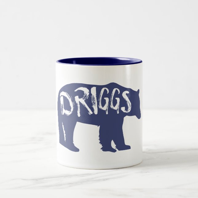 Caneca De Café Em Dois Tons Driggs Idaho Bear (Centro)
