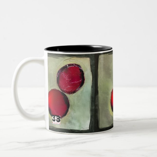 Caneca De Café Em Dois Tons Duas Berries (Esquerda)