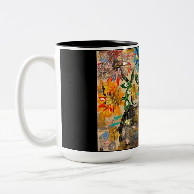 Caneca De Café Em Dois Tons Duas Mugs Toneladas Incondicionais (Esquerda)