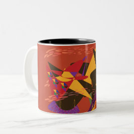 Caneca De Café Em Dois Tons Duas Mulheres Negras Elegantes