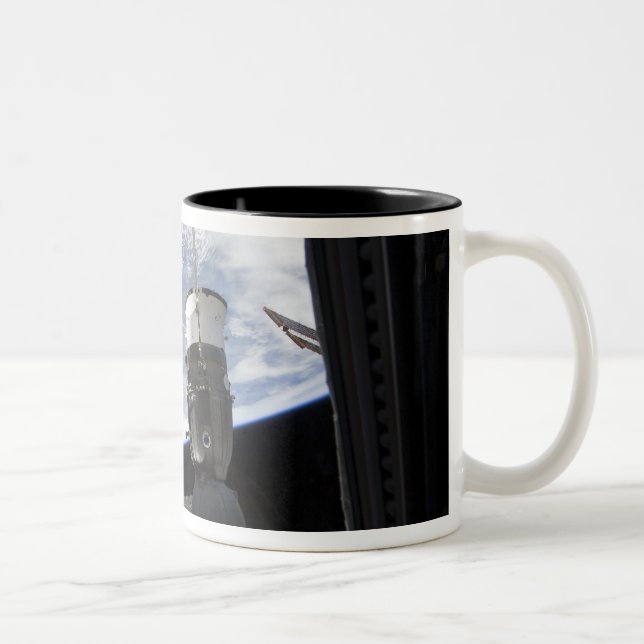 Caneca De Café Em Dois Tons Duas naves russas (Direita)